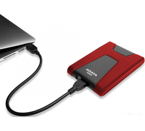 Внешний жёсткий диск A-Data DashDrive Durable HD650 AHD650-1TU31-CRD 1TB (красный)