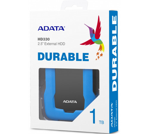 Внешний жёсткий диск A-Data HD330 AHD330-1TU31-CBL 1TB (синий)