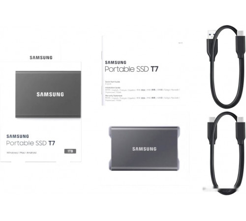 Внешний жёсткий диск Samsung T7 1TB (черный)