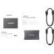 Внешний жёсткий диск Samsung T7 1TB (черный)