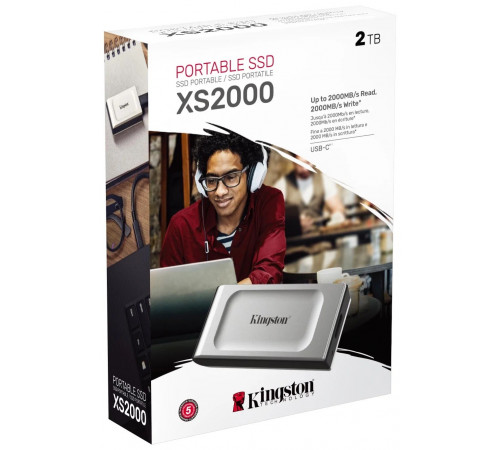 Внешний жёсткий диск Kingston XS2000 2TB SXS2000/2000G