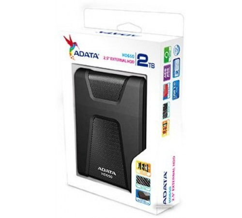 Внешний жёсткий диск A-Data HD650 2TB (черный)