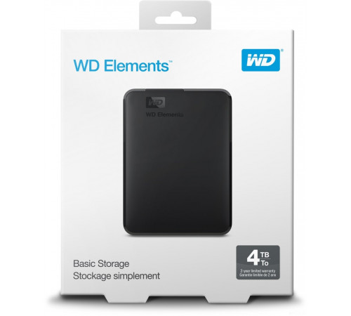 Внешний жёсткий диск Western Digital Elements Portable 5TB WDBU6Y0050BBK