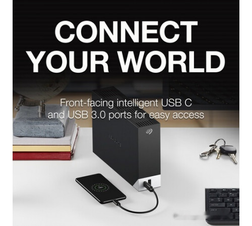 Внешний жёсткий диск Seagate One Touch Desktop Hub 8TB