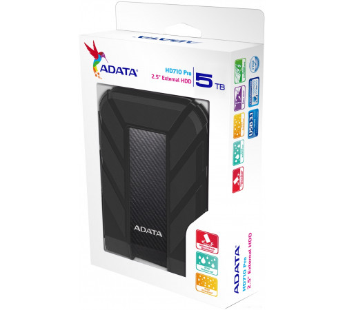Внешний жёсткий диск A-Data HD710P 5TB (черный)