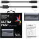 Внешний жёсткий диск A-Data Elite SE880 500GB AELI-SE880-500GCGY