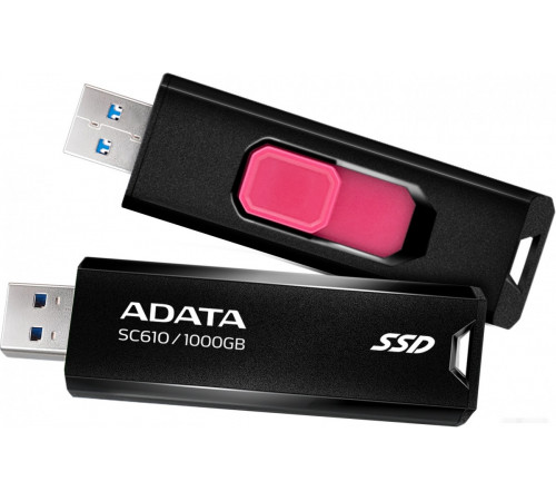 Внешний жёсткий диск A-Data SC610 1000GB SC610-1000G-CBK/RD