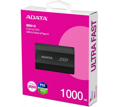 Внешний жёсткий диск A-Data SD810 1TB SD810-1000G-CBK