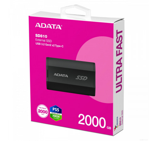 Внешний жёсткий диск A-Data SD810 2TB SD810-2000G-CBK