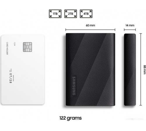 Внешний жёсткий диск Samsung T9 1TB (черный)