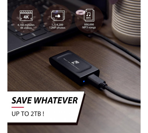 Внешний жёсткий диск Kingston XS1000 1TB SXS1000/1000GA