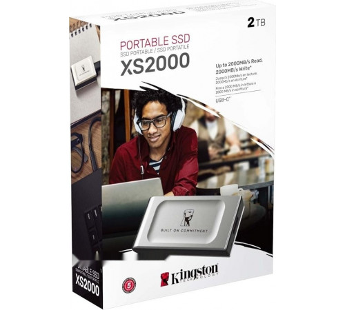 Внешний жёсткий диск Kingston XS2000 2TB SXS2000/2000GA