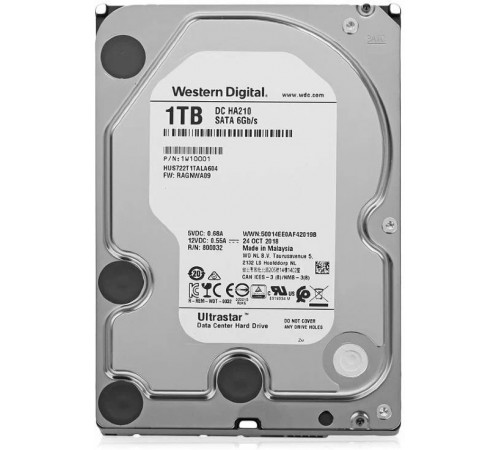 Жесткий диск Western Digital Ultrastar DC HA210 1TB HUS722T1TALA604