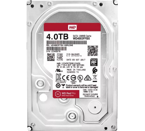 Жесткий диск Western Digital Red Pro 4TB WD4003FFBX