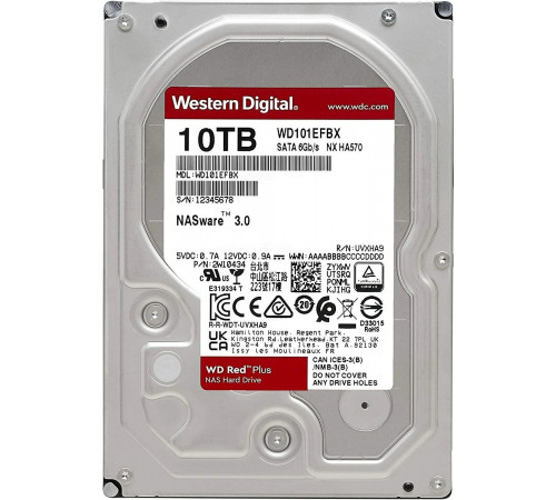 Жесткий диск Western Digital Red Plus 10TB WD101EFBX