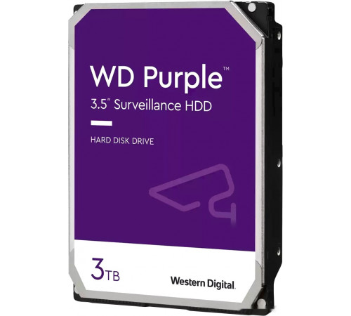 Жесткий диск Western Digital Purple Surveillance 3TB WD33PURZ