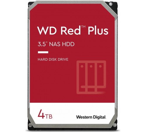 Жесткий диск Western Digital Red Plus 4TB WD40EFPX