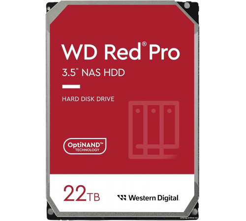 Жесткий диск Western Digital Red Pro 22TB WD221KFGX