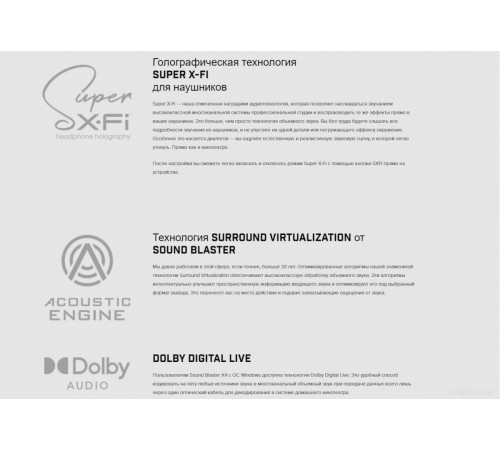Звуковая карта Creative Sound Blaster X4