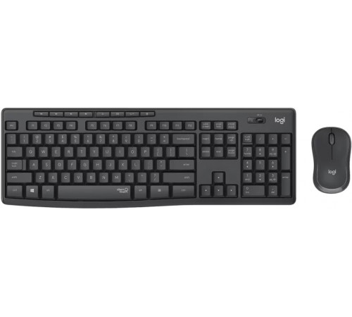 Клавиатура + мышь Logitech MK295 Silent (черный)