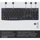 Клавиатура + мышь Logitech MK295 Silent (черный)