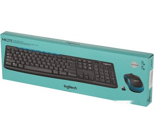 Клавиатура + мышь Logitech Wireless Combo MK275 920-007721
