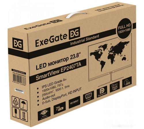 Монитор Exegate SmartView EP2407TA EX295525RUS