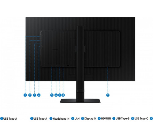 Монитор Samsung ViewFinity S8 S80UD LS27D804UAIXCI
