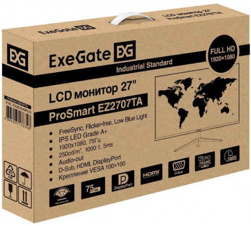 Монитор Exegate ProSmart EZ2707TA EX297649RUS
