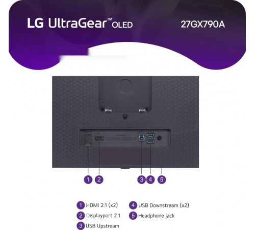 Монитор LG UltraGear OLED 27GX790A-B