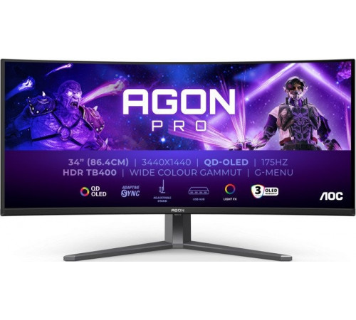 Монитор AOC Agon Pro QD-OLED AG346UCD
