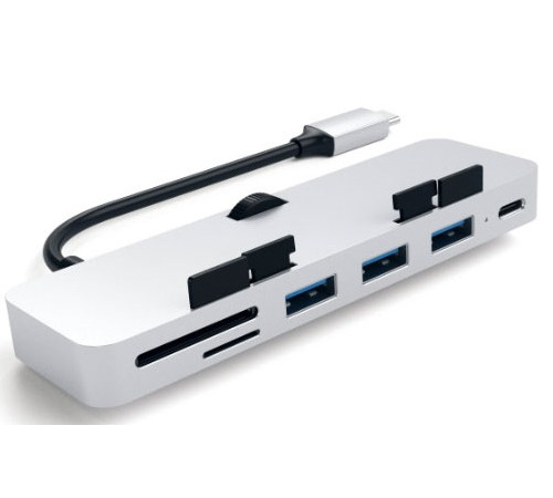 USB-хаб Satechi Aluminum Type-C clamp hub Pro (Silver)