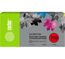 Картридж Cactus CS-PFI710Y (аналог Canon PFI710Y)