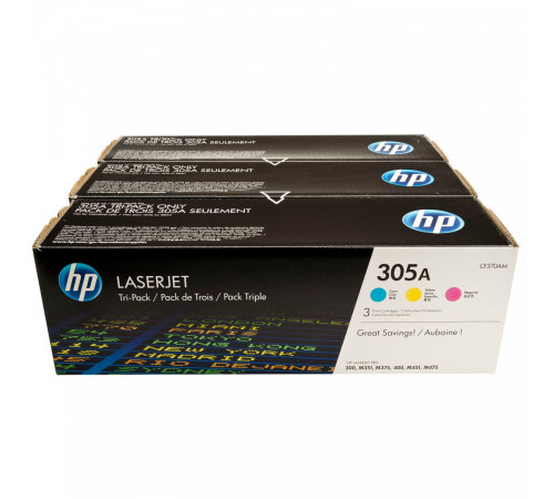 Картридж HP 305A 3-pack