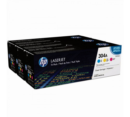 Картридж HP 304A 3-pack