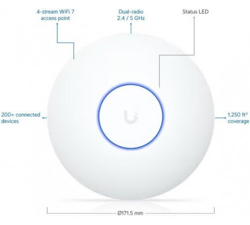 Беспроводной маршрутизатор Ubiquiti UniFi 7 Lite