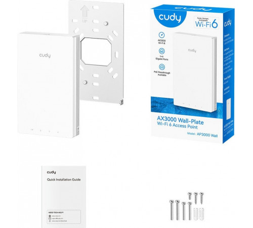 Беспроводной маршрутизатор Cudy AP3000 Wall 1.0