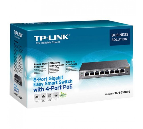 Коммутатор TP-Link Easy Smart TL-SG108PE