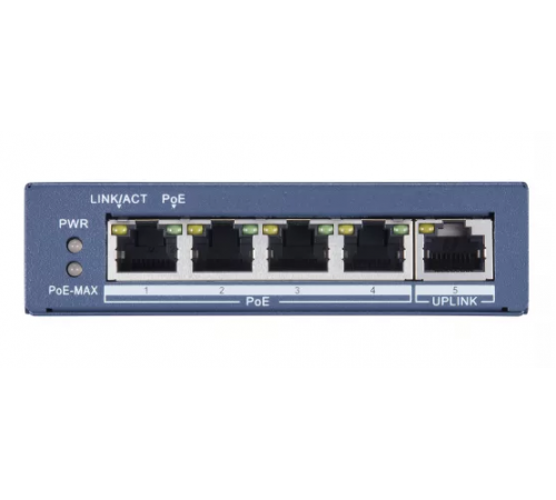 Коммутатор Hikvision DS-3E0505P-E