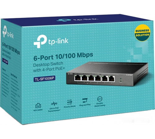 Коммутатор TP-Link TL-SF1006P
