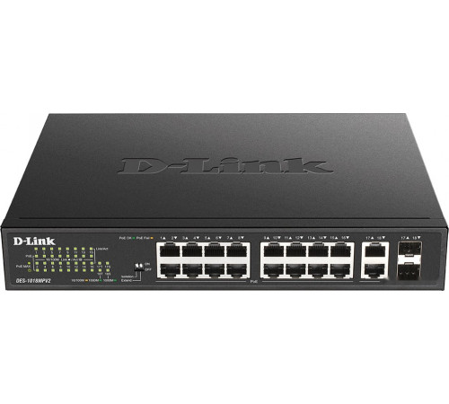 Коммутатор D-LINK DES-1018MPV2/A1A
