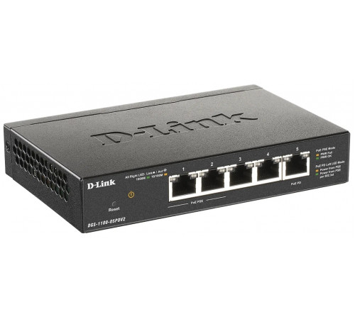 Коммутатор D-LINK DGS-1100-05PDV2/A1A