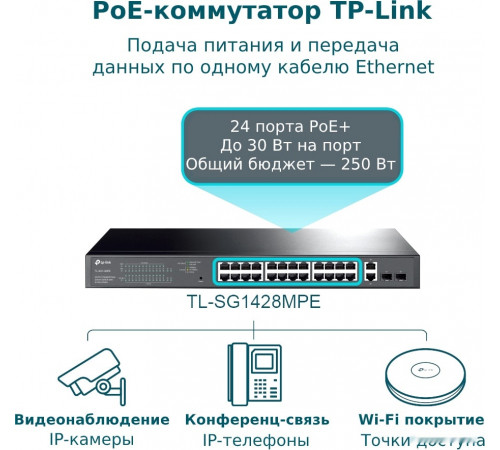 Коммутатор TP-Link TL-SG1428PE