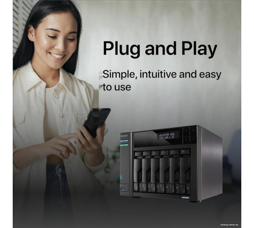 Сетевой накопитель Asustor Lockerstor 6 Gen2 AS6706T