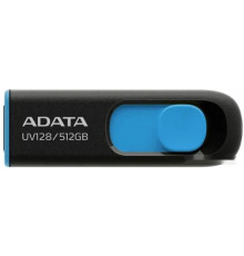 USB Flash A-Data DashDrive UV128 512GB (черный/синий)