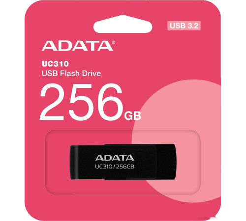 USB Flash A-Data UC310-256G-RBK 256GB (черный)