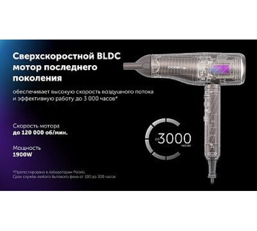 Фен Polaris PHD 3004 (графитовый)