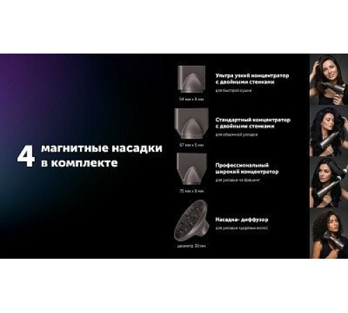 Фен Polaris PHD 3004 (графитовый)