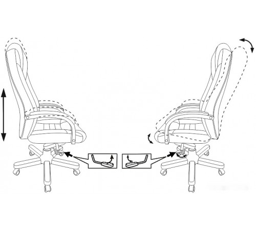 Офисное кресло Бюрократ T-9923WALNUT (черный)