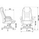 Офисное кресло Бюрократ T-9923WALNUT (черный)